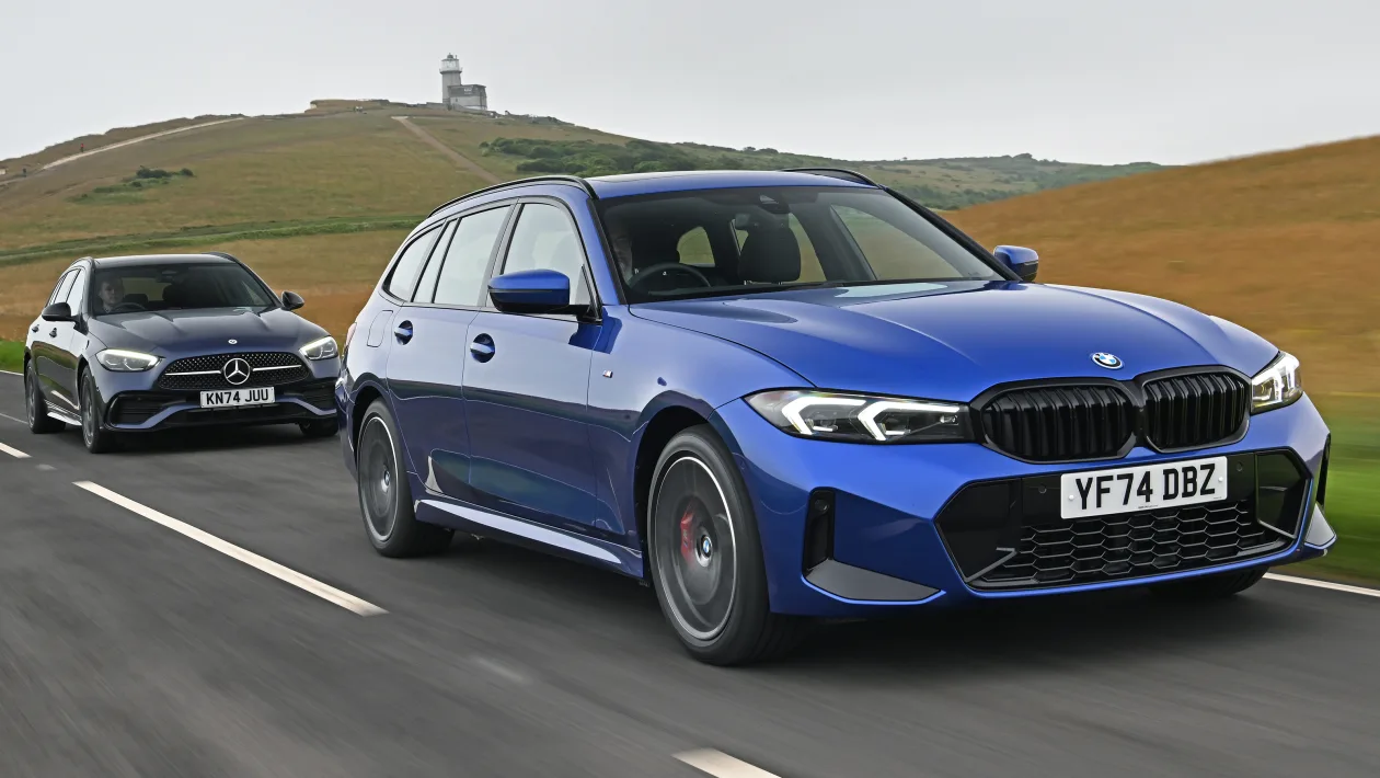 BMW 330e vs Mercedes C 300 e: Which is the Ultimate Hybrid Estate Car?