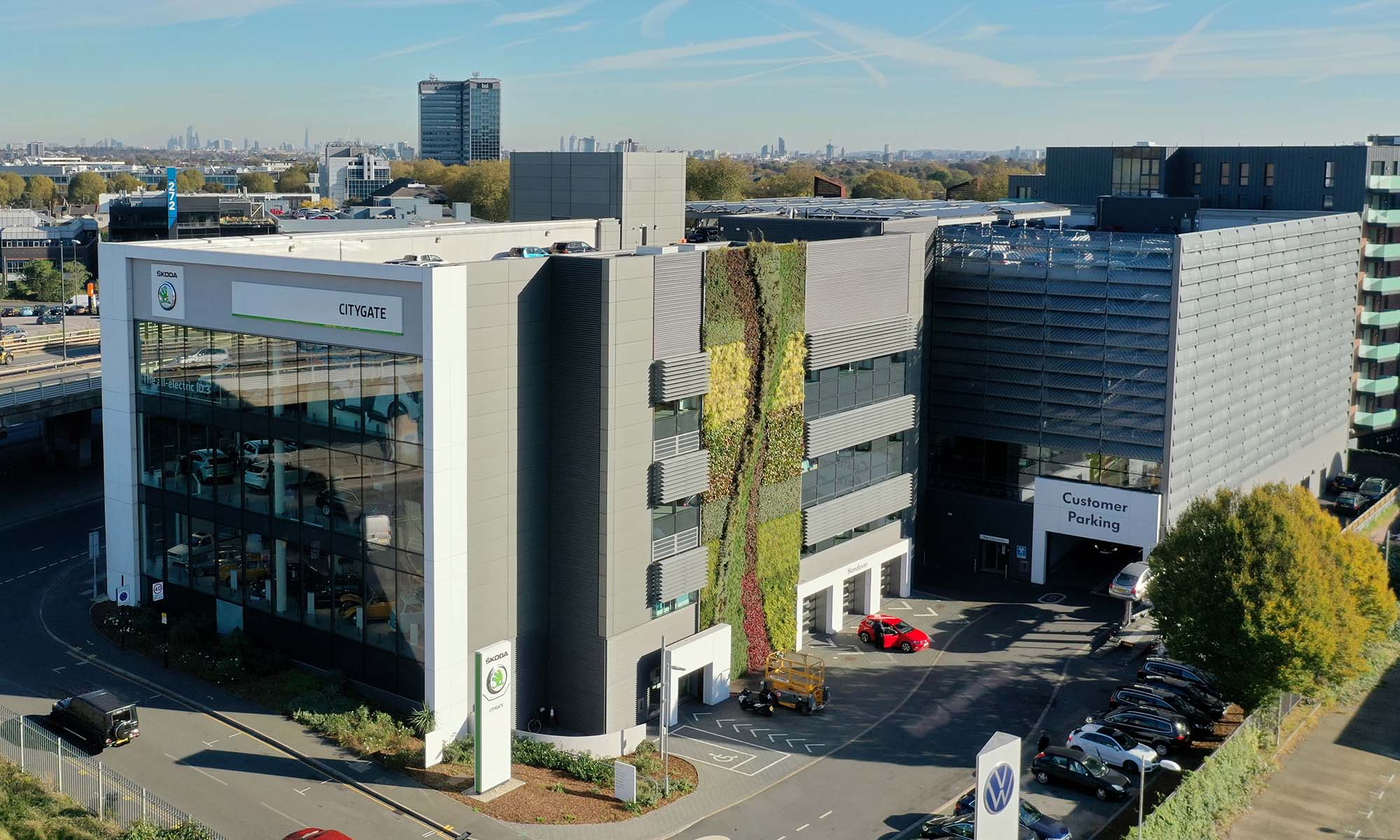 Citygate Automotive dealership façade with branded signage