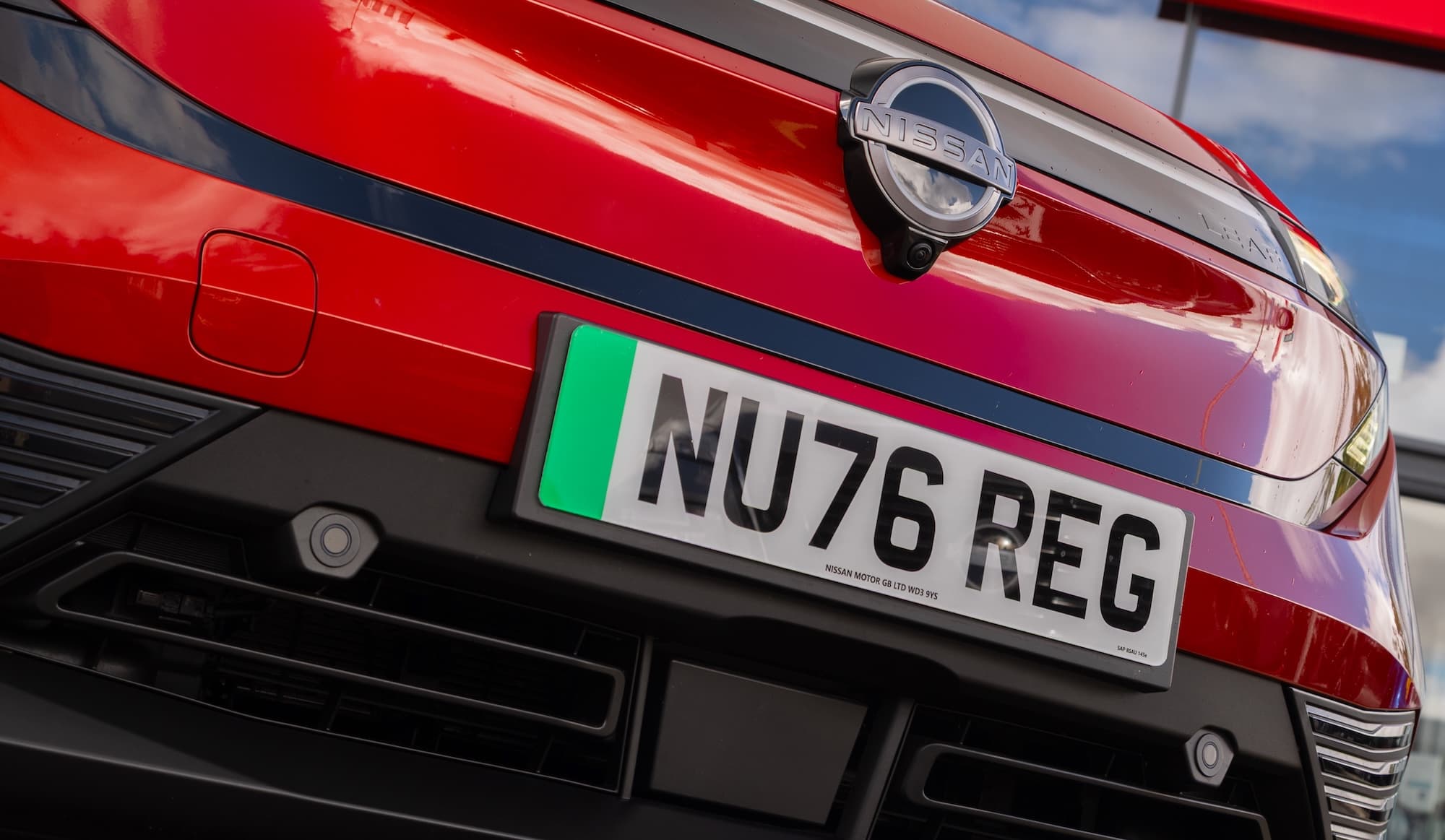 example of a rejected ‘76’ registration plate with offensive wording