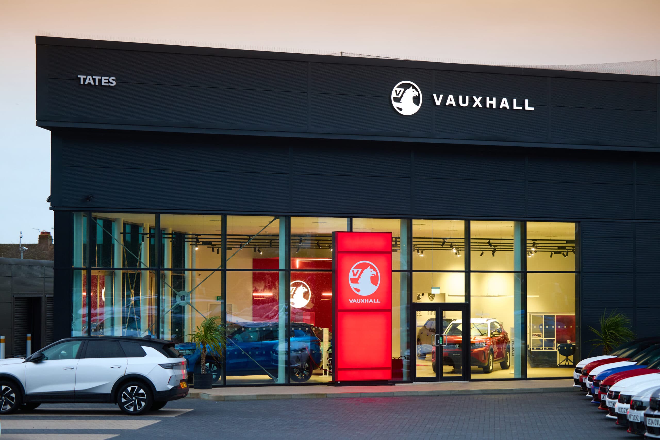 Tates Unveils Multi-Million Pound Vauxhall Brighton Dealership with New Corporate Identity