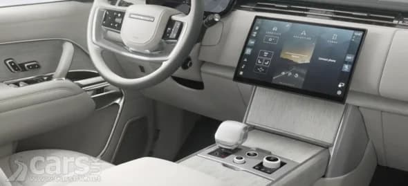 Range Rover interior showing new physical buttons on centre console