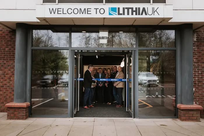 Lithia UK executive presenting the 2025 operating profit results