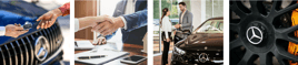 Mercedes-Benz showroom exterior in Epsom promoting vehicles up to £120,000