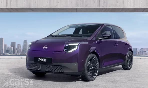 Nissan Pixo City EV front fascia with sleek headlights