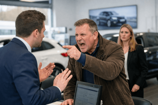 Dealership Staff Under Siege: Over 40% Face Weekly Abuse From Customers