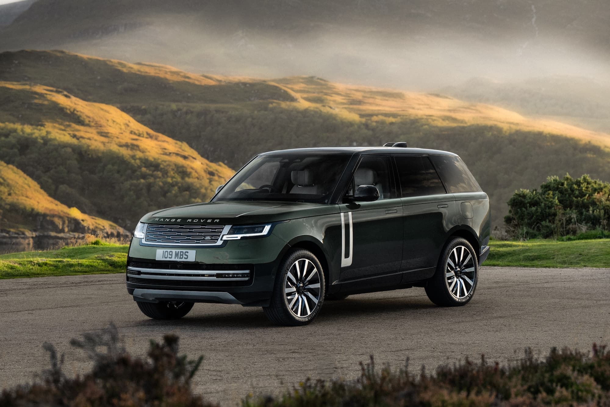 Range Rover Electric launch event with Martin Limpert speaking
