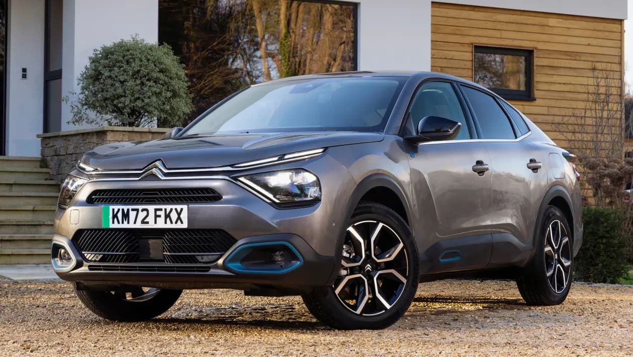 Citroen C4 X on UK road